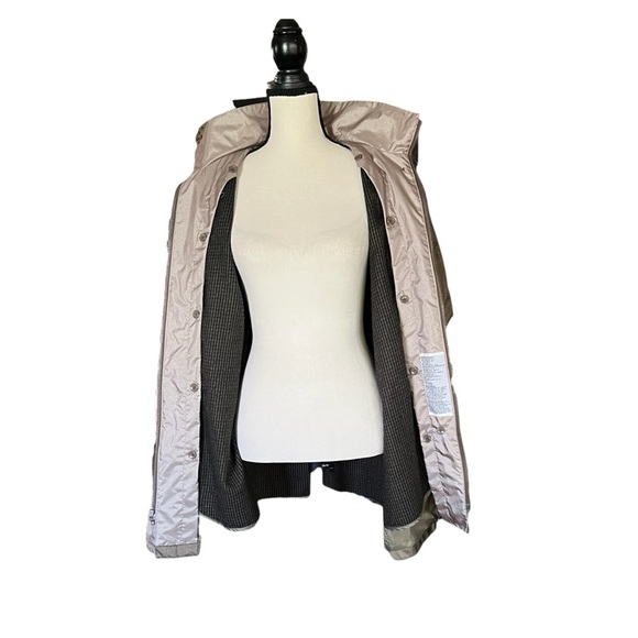 Vtg. Current Seen trench style coat/jacket with button lining. Sz. Generous M - Picture 6 of 10